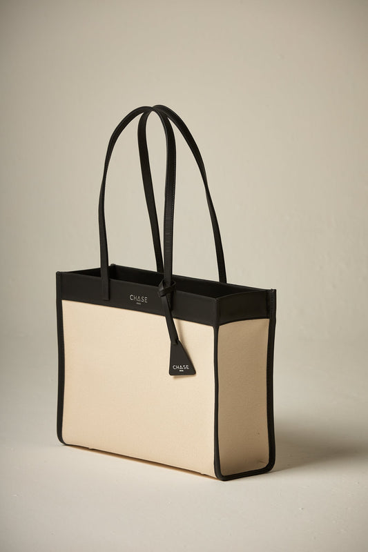 Chase TOTE Bag White&Black