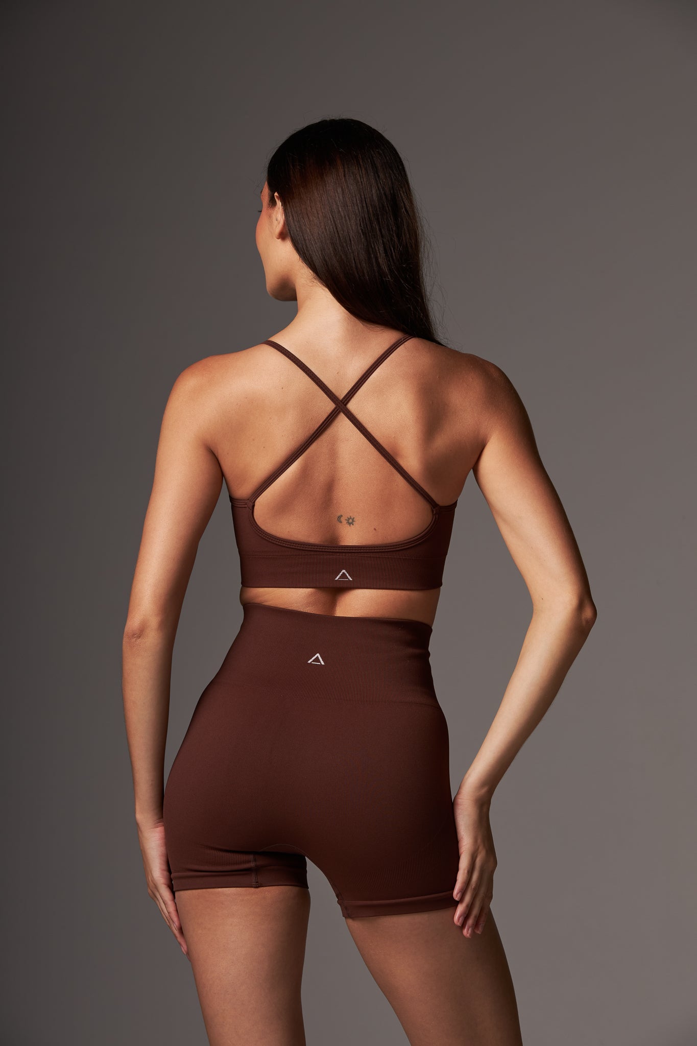 Top Pure Seamless Dark Brown