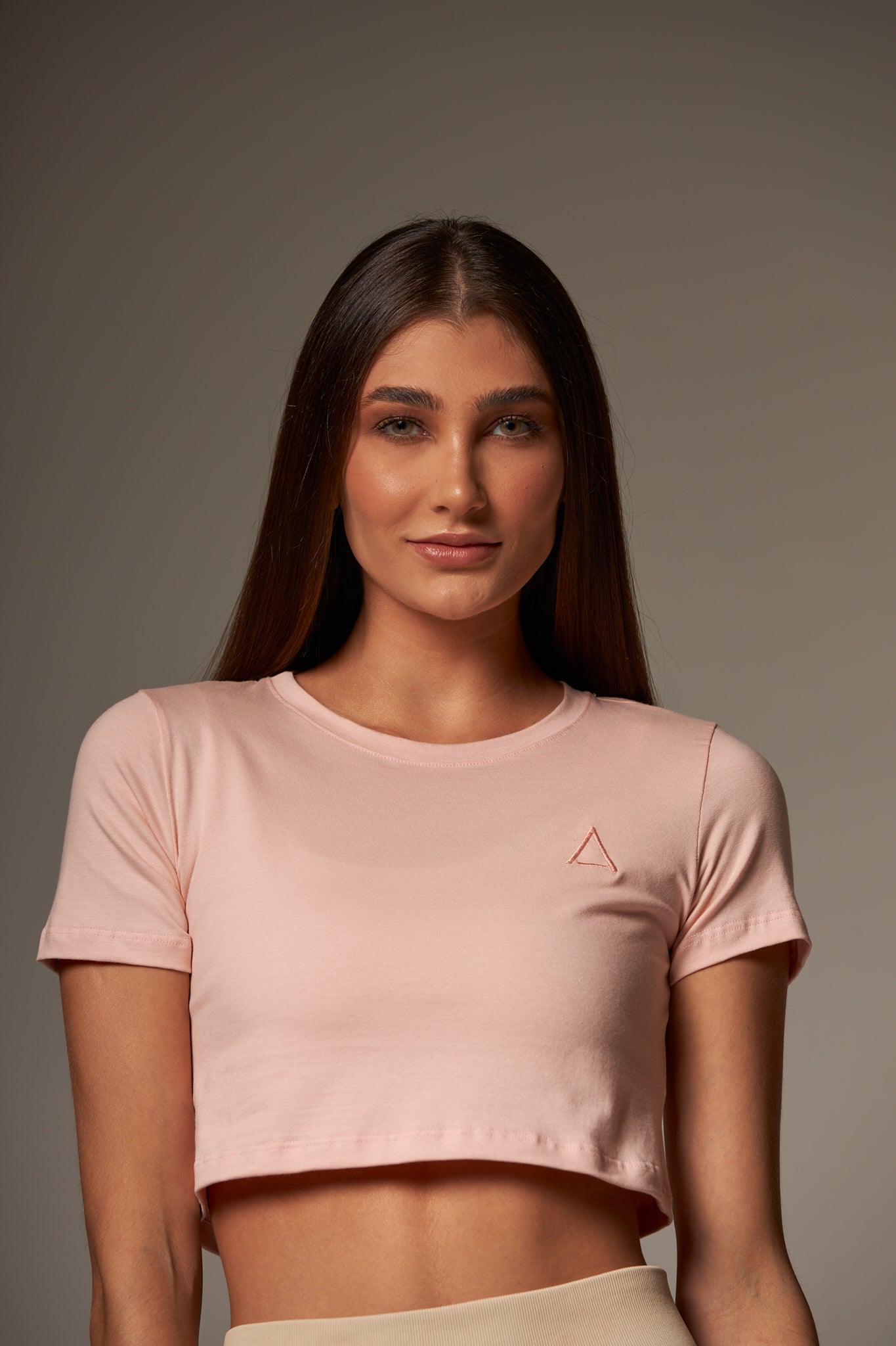 Cropped Essential Light Pink