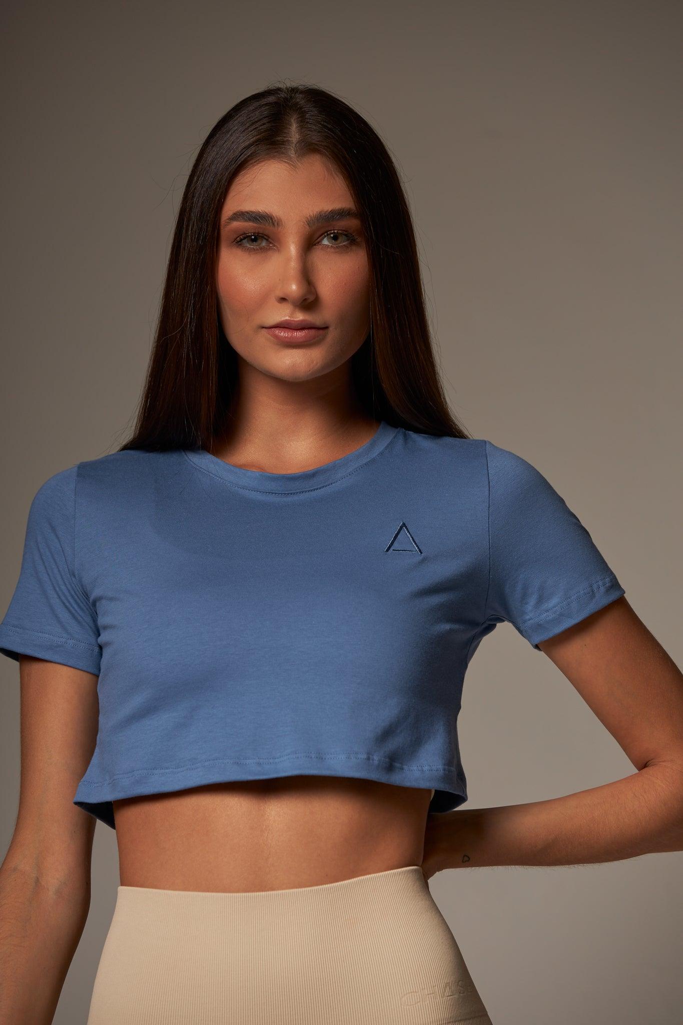 Cropped Essential Navarro blue