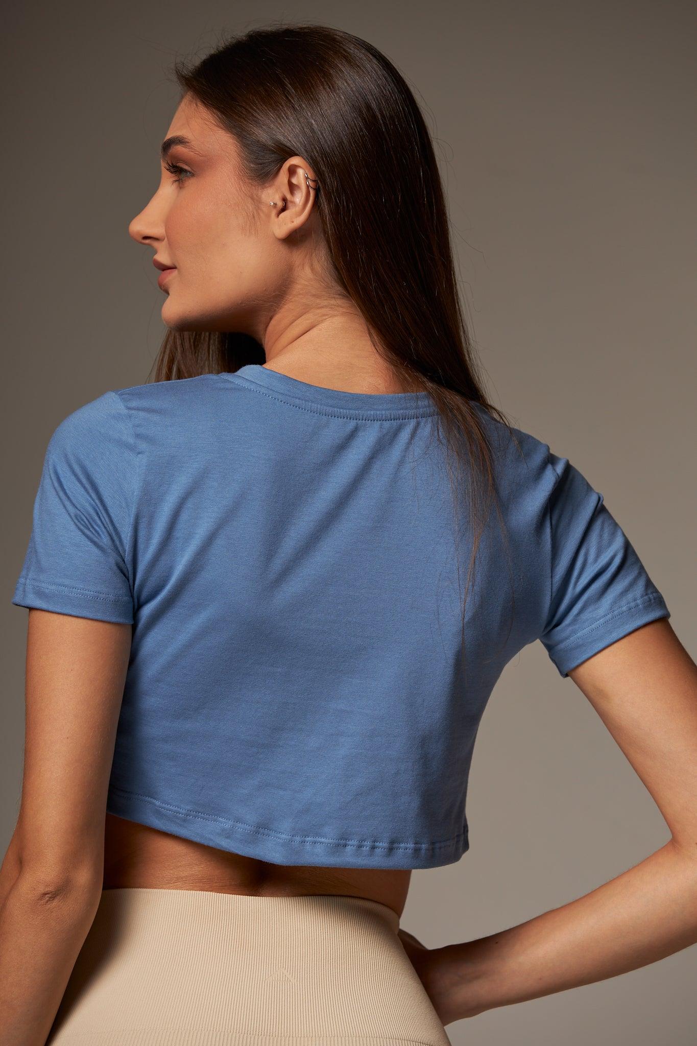 Cropped Essential Navarro blue