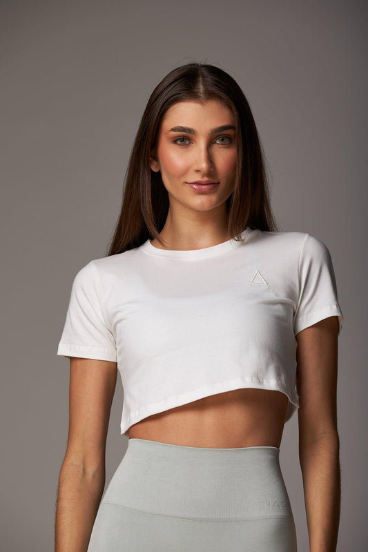 Cropped Essential Off White