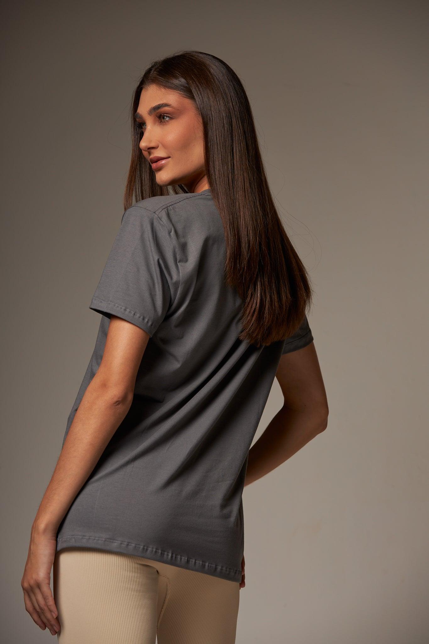 T-shirt Básica Essential Grey Lead