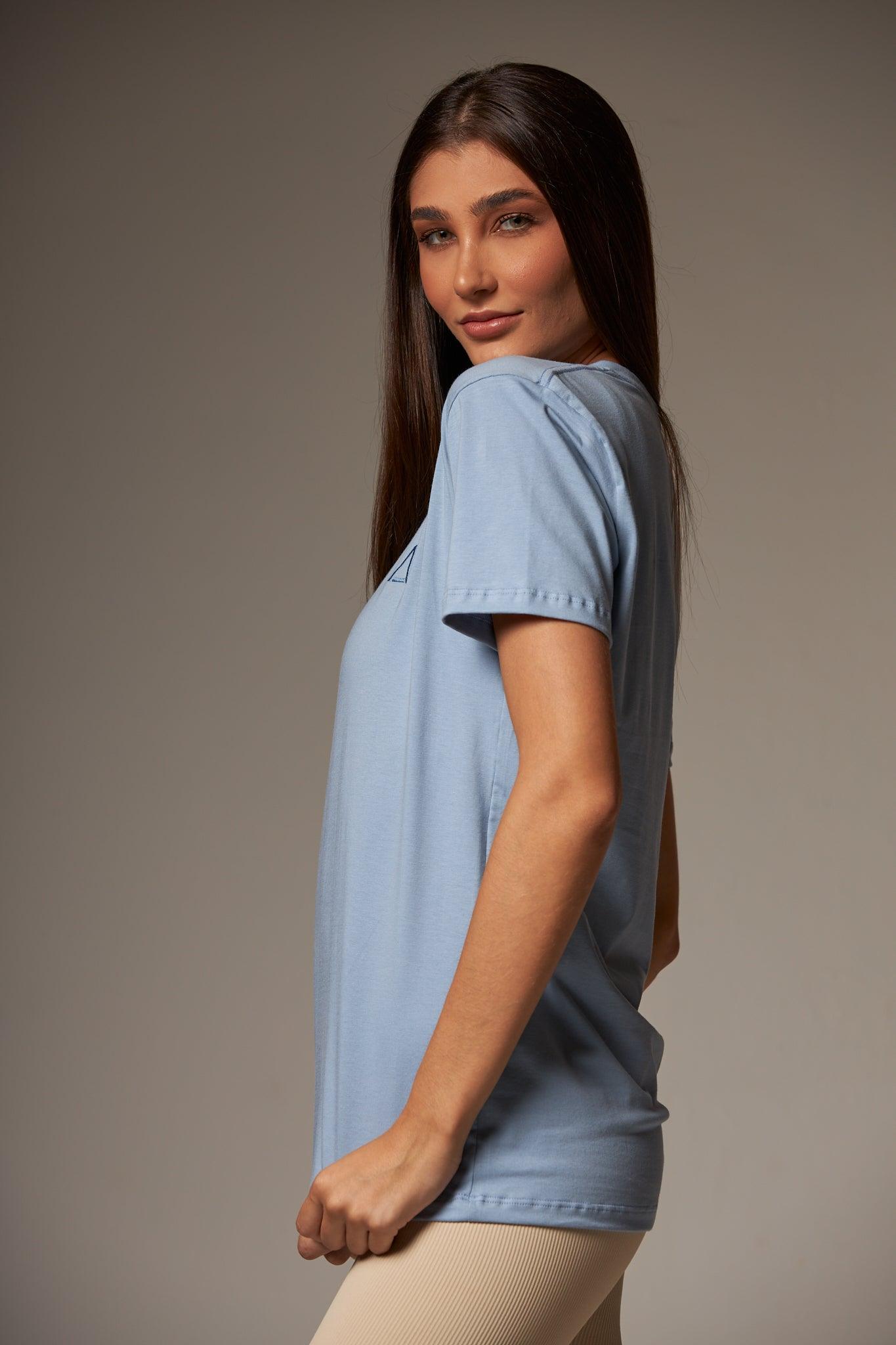 T-shirt Básica Essential Light Blue