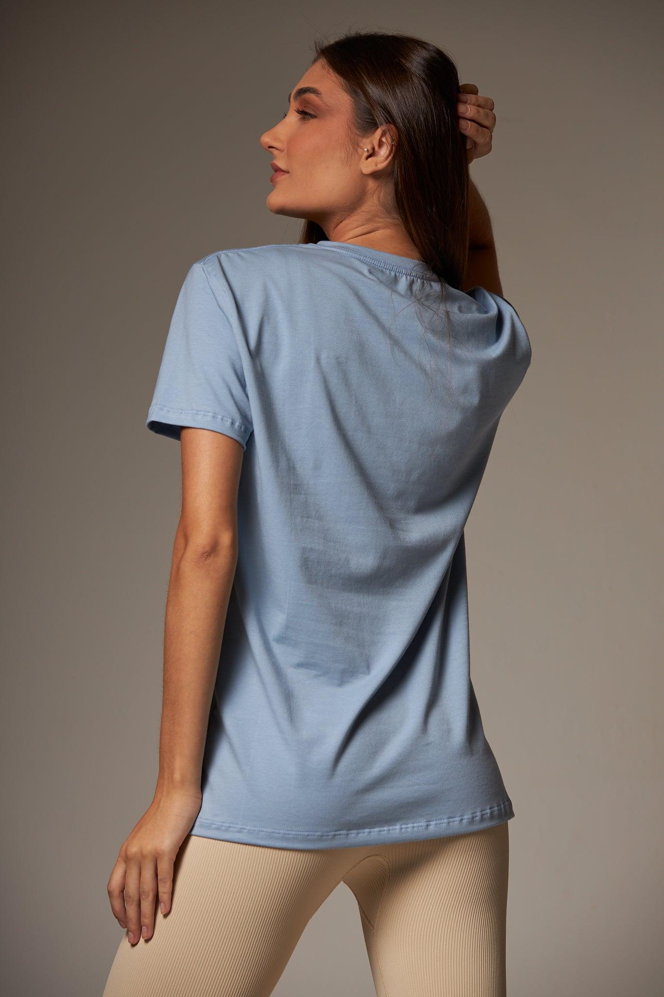 T-shirt Básica Essential Light Blue